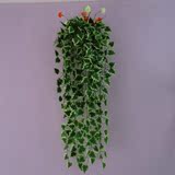 壁挂花吊挂装饰仿真花客厅套装室内花卉假花绢花墙壁装饰田园植物