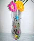 可折叠塑料花瓶PVC花瓶 便捷水袋花瓶 折叠鱼缸艺术鱼缸/简易花瓶