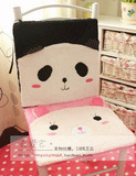 超值特惠~熊猫 兔子卡通动物 可爱居家椅垫 毛绒坐垫带绑带 5款选