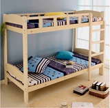 特价高低床实木双层床子母床组合床松木儿童上下铺床直梯床