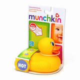 Munchkin麦肯齐 感温黄色小鸭子 宝宝洗浴玩具 温度计