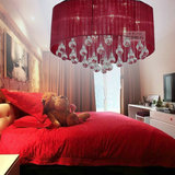 现代简约客厅灯 酒红色拉丝灯 温馨水晶灯/LED卧室灯/紫色吸顶灯