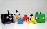 3D纸模型 DIY纸模型玩具 愤怒的小鸟 方块版合集