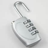 4位金属小密码挂锁健身房行李箱锁仓库柜子抽屉箱包中高档密码锁