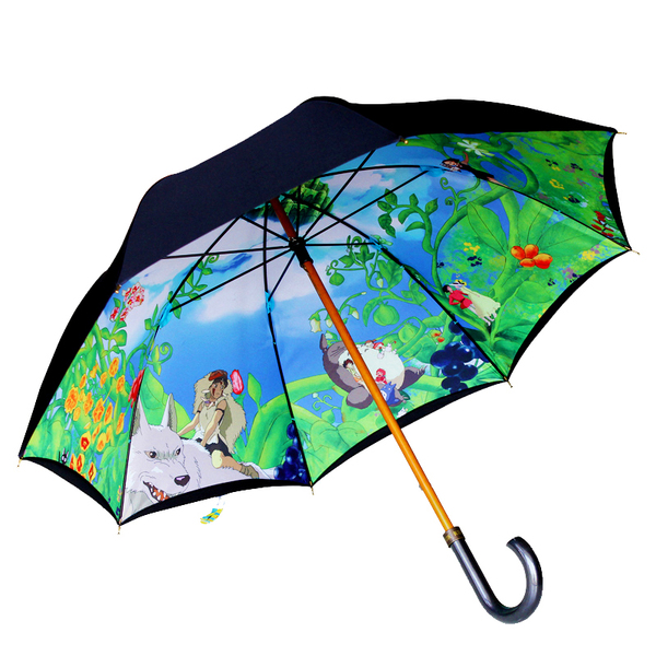 宫崎骏雨伞吉卜力美术馆小黑伞龙猫伞创意双层长柄伞晴雨伞动漫伞