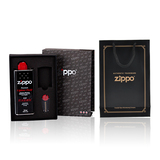 原装正品ZIPPO打火机礼盒套装 (133ml油+火石+提袋+礼盒)送礼配件