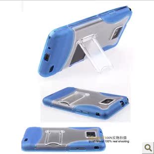 三星gt-i9100g|i9105p 电影折叠支架保护套磨砂硅胶手机软高清图片