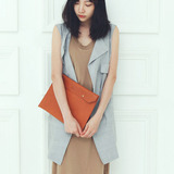 2014新款韩国专柜代购leatherworks信封手拿包时尚A4文件斜挎女包