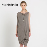 Marisfrolg玛丝菲尔 优雅不对称针织连衣裙 专柜正品夏季女装