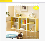 韩式简约现代书柜自由组合宜家矮柜书橱收纳储物柜儿童书架