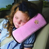 加厚儿童安全带套车用小孩睡枕睡觉靠垫枕汽车儿童安全座椅护肩套