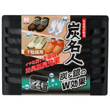 日本kokubo鞋柜脱臭剂竹炭除味剂鞋架银离子防臭剂鞋柜除味除臭剂