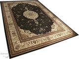 博奕地毯欧式剪花客厅毯 茶几地毯 进口比利时地毯 喜年来8681黑
