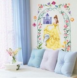 韩国墙贴纸 女孩儿童房可爱卡通贴画家居装饰 迪斯尼公主城堡