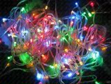 七彩LED彩灯串灯100头 9m /圣诞树装扮用彩灯