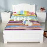 白色实木床单人床双人床青少年床1米1.2米1.35米1.5米松木儿童床