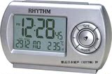 正品RHYTHM日本丽声钟表 LCT051-19 液晶时尚闹钟 可设两组闹铃