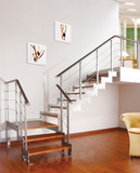 成都步步高楼梯 钢木楼梯 现代装修风格 设计定制 元/步 雅致L01
