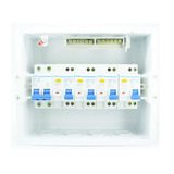 塑面强电箱 10回路 配电箱 套装 家用照明 正泰分闸升级漏电