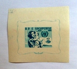 阿尔巴尼亚 1958 母与子 联合国徽志 小型张 邮票（2724号）