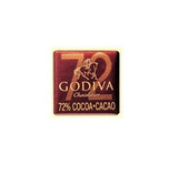 美国进口 比利时GODIVA高迪瓦72%黑薄片巧克力单片 现货