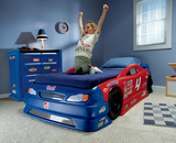 原装进口美国step2玩具儿童家具 1米9儿童床 赛车小子睡床7434