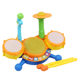 儿童架子鼓爵士鼓打击乐器拍拍鼓音乐玩具手拍鼓周岁1-2-3岁女孩