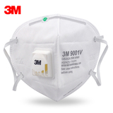 包邮3M9001V带呼吸阀耳戴式甲醛汽车尾气雾霾防PM2.5微粒折叠口罩