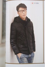 3暖美佳正品男款商务休闲酷丝棉九成品羽绒服8022半成品衣壳高清图片