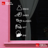 女装店玻璃贴纸服装店小店橱窗玻璃门装饰营业贴纸可爱创意花