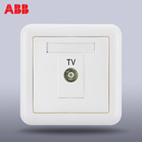 ABB开关插座面板ABB开关ABB插座德静 一位/普通电视插座AJ301