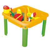 特价早教幼儿园儿童塑料桌挖沙桌玩沙沙滩游戏 正方形沙水桌
