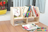 特价双层实木小书架桌上儿童置物架简易小书架陈列架资料架书柜