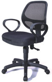 深圳办公家具家用电脑椅透气网布椅办公椅转椅钢制脚职员椅员工椅