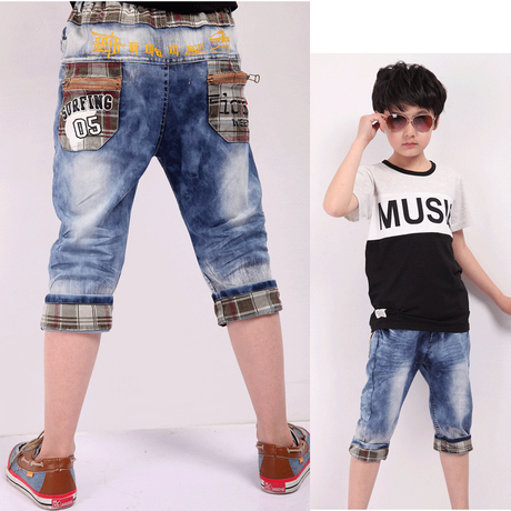 <em>男孩</em>休闲<em>短裤</em>中裤8岁