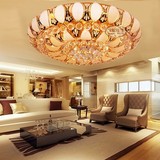 聚宝盆圆形现代时尚卧室 LED客厅水晶灯客厅灯具led吸顶灯阳台灯