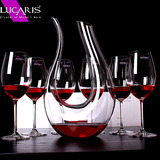 包邮送杯架！泰国进口lucaris水晶红酒杯醒酒器葡萄酒杯酒具套装