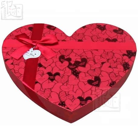 巧克力盒子 心形 礼品盒 大号 包装盒 巧克力27