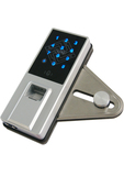 双开单开玻璃门指纹锁 办公室遥控玻璃门锁电子锁密码锁带考勤