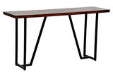 欧式铁木组合玄关台 简约现代铁艺玄关桌 工业风门厅柜置物桌长桌