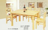 四川成都 实木餐桌 柏木餐桌 长方形/条形餐桌 环保家具