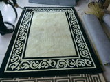 手工腈纶地毯 卧室客厅地毯进门垫 可定做logo图案 加厚特价