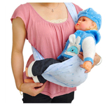 夏透气纯棉斜抱袋 横抱简易摇篮式婴儿背巾传统宝宝单肩背带四季