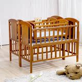 特价 正品包邮小硕士双胞胎婴儿床HB999 实木儿童床