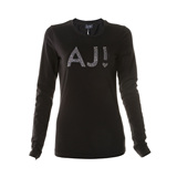 ARMANI JEANS 阿玛尼 女装女士长袖T恤 修身AJ系列时尚 90103