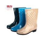 正品回力女款雨鞋时尚休闲中筒水鞋防滑防水套脚雨靴5183