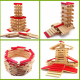 巧之木木制亲子层层叠叠高叠叠乐抽积木成人儿童益智玩具桌游