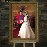 复古金色欧式油画框影楼婚纱照框20寸24寸30寸36寸42寸可定做A27A