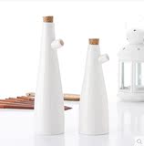zakka创意环保软木塞树叉陶瓷调味瓶油壶酱油瓶 醋瓶 调味瓶