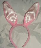 清新可爱兔耳朵毛绒发箍外贸原单儿童节发夹米老鼠发卡蝴蝶结头箍
